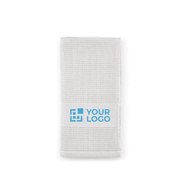 Asciugamano trama a nido d'ape 50 x 100 cm in cotone riciclato 500g/m²