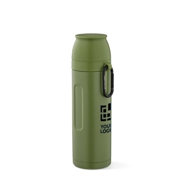 Termos in acciaio inossidabile riciclato con due tazze 750 ml
