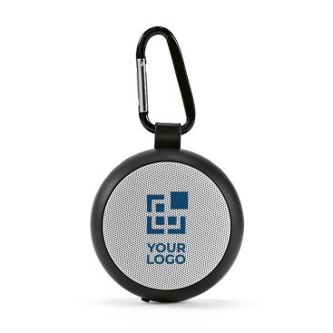 Altoparlante wireless con griglia personalizzabile e moschettone 5W