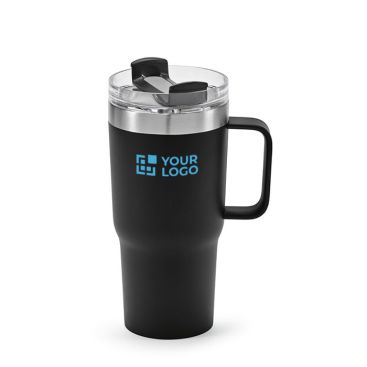 Tazza termica in acciaio inox riciclato con tappo girevole da 490ml