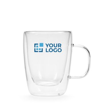 Tazza in vetro borosilicato a doppia parete da 260 ml