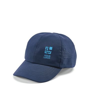 Cappellino 6 pannelli in rPET e chiusura regolabile stampato 110 g/m2