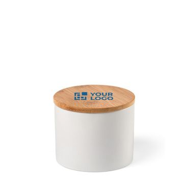 Barattolo da cucina in ceramica con tappo in bambù da 440 ml