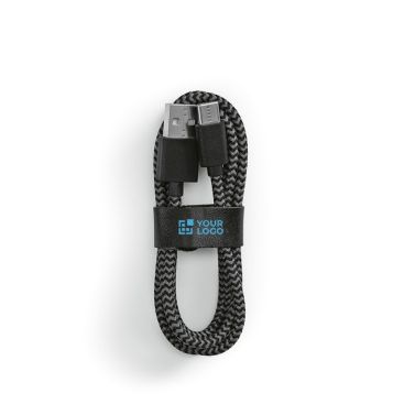 Cavetto in rPET da 1 metro con connettori USB-A e USB-C