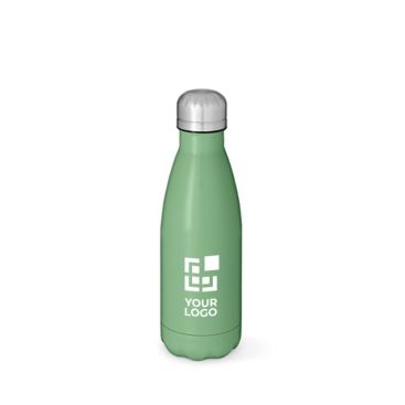 Borraccia in acciaio inox riciclato dai colori opachi ma vivaci 400ml