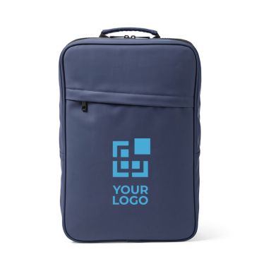 Zaino in ecopelle con schienale imbottito con tasca per PC da 15,6''
