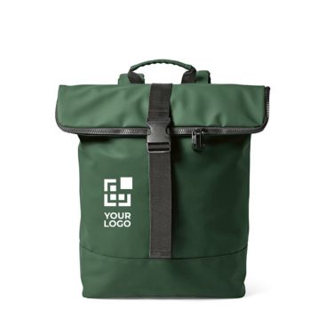 Zaino in ecopelle riciclata per PC con schienale imbottito 15,6''