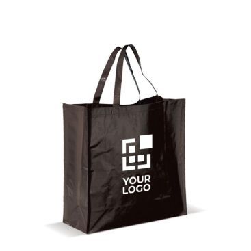 Borsa in tessuto PP lucido con manici lunghi 50 cm e peso massimo 10kg