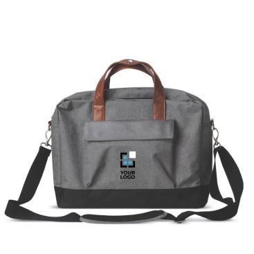 Cartella porta computer da 15” in poliestere con manici e tracolla