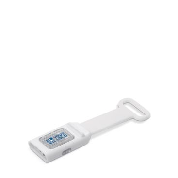 Torcia con luce LED e cinturino pieghevole in silicone per agganciarla