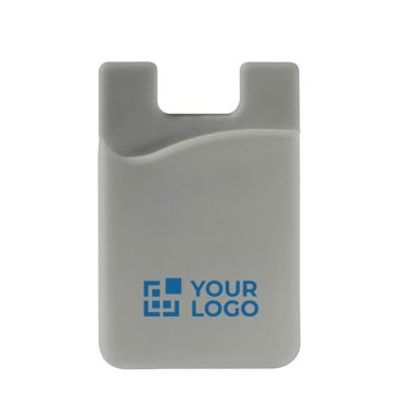 Portacarte adesivo da cellulare in silicone disponibile in vari colori