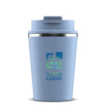 Bicchiere gadget take away ceramico doppia parete 280ml Bicchiere gadget take away ceramico doppia parete 280ml