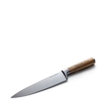 Coltello affilato con lama da 20 cm e manico in legno di acacia