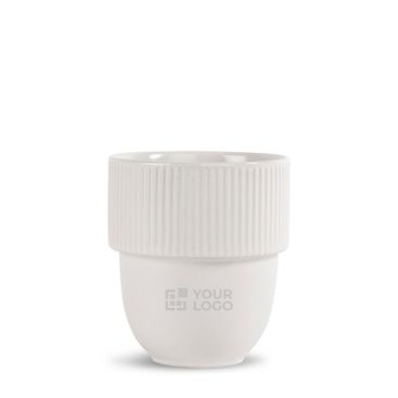 Tazza in gres impilabile con design originale in molti colori da 270ml