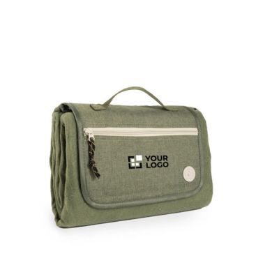 Coperta da picnic in rPET con base idrorepellente e maniglia