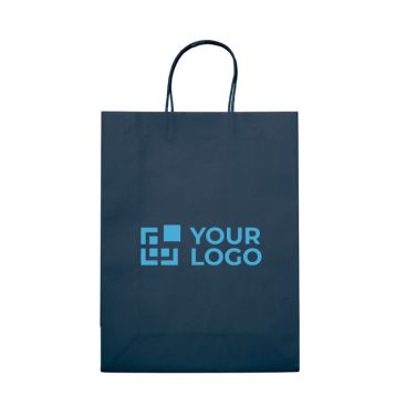 Borsa di carta kraft di colori grande per regalo 120 g/m2