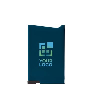 Portacarte in ABS di vari colori con pulsante e protezione RFID