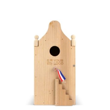 Casetta in legno fatta di legno FSC speciale per uccelli