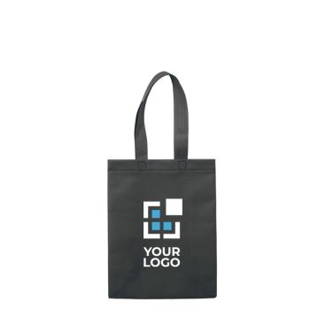 Borsa in tnt laminato opaco con manici coordinati da 105 g/m²