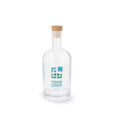 Bottiglia in vetro con tappo a pressione in legno FSC 750ml