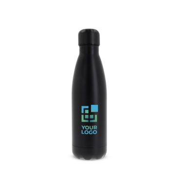 Borraccia in acciaio rinforzato dai colori metallizzati 500ml
