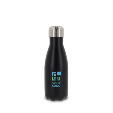 Borraccia in acciaio inox a doppia parete con tappo argentato 260ml