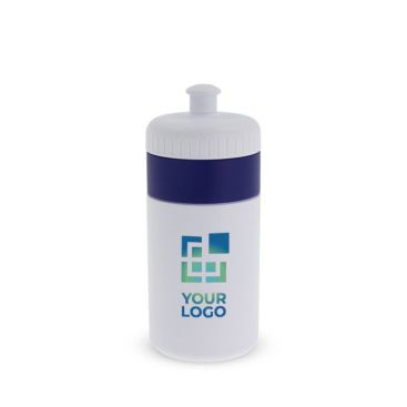 Borraccia sportiva di plastica senza BPA con dettaglio colorato 500ml
