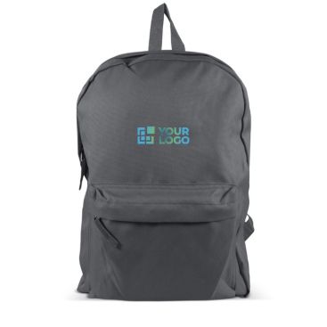 Zaino classico in rPET con tasca frontale disponibile in 8 colori 20l