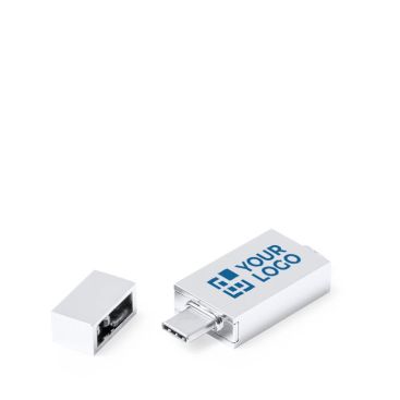 Chiavetta USB in metallo con connessione di tipo C