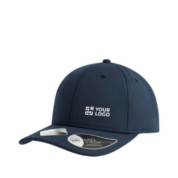 Cappellino con chiusura in velcro in poliestere riciclato 255 g/m²