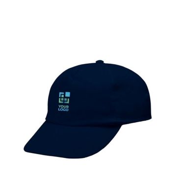 Cappellino da bambino a 5 pannelli in poliestere da 125 g/m²