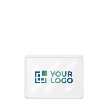 Targhetta identificativa di plastica con magnete acrilico 49 x 35 mm color trasparente
