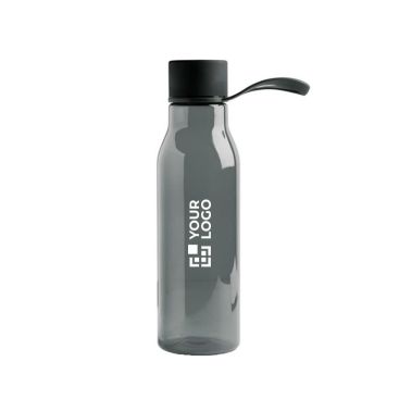 Borraccia in tritan con tappo in metallo e manico in silicone 600 ml