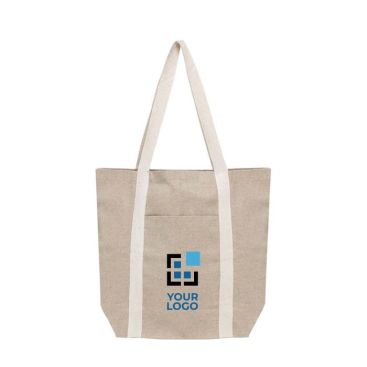 Borsa per la spesa personalizzata in cotone riciclato 310 g/m²