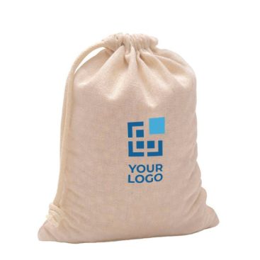 Sacchetto con chiusura a coulisse in 100% cotone da 180g/m²