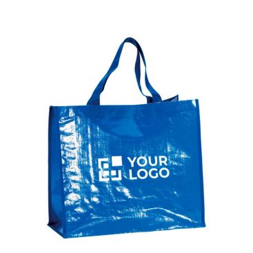 Borsa per la spesa realizzata in PP laminato lucido e nylon da 120g/m²