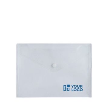 Cartellina portadocumenti formato A5 in plastica trasparente 80g/m²