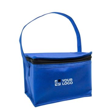 Borsa termica classica con spazio per sei lattine in tnt da 80 g/m²