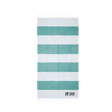 Telo 90 x 180cm in cotone da 180g/m2 perfetto gadget estivo personalizzato Telo 90 x 180cm in cotone da 180g/m2 perfetto gadget estivo personalizzato