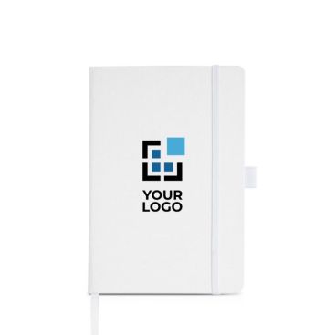 Taccuino in rPET formato A5 con pagine neutre e anello porta penna