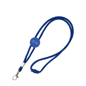 Lanyard tubolare in poliestere regolabile personalizzabile in doming