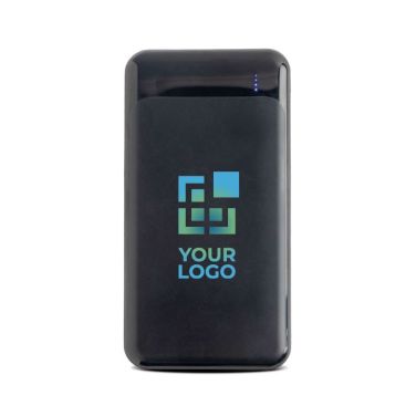 Powerbank in ABS riciclato con varie porte USB da 10.000 mAh