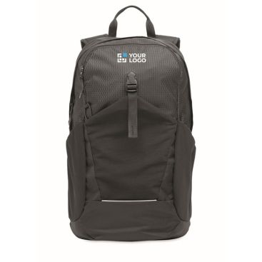 Zaino idrorepellente con fascia riflettente e tasca per pc 15''