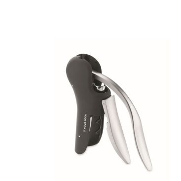 Cavatappi personalizzabile semi automatico in ABS con finitura gommata