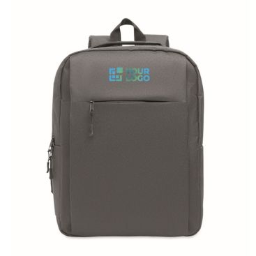 Zaino in rPET con scomparti interni per pc da 15'' e tablet da 10''