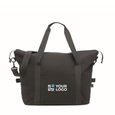Borsa da viaggio con fodera in rPET 210D e tracolla regolabile