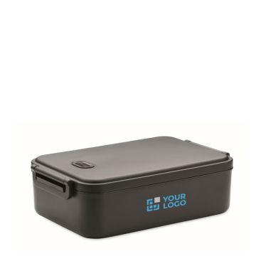 Porta pranzo grande in PP riciclato con coperchio ermetico da 2.2l