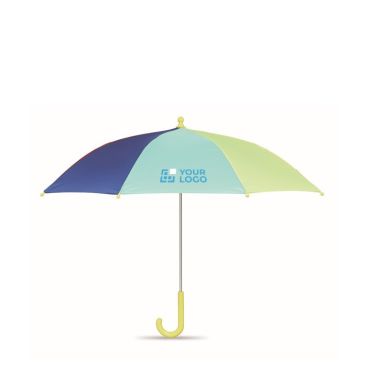 Ombrello arcobaleno per bambini 8 pannelli da 18'' in pongee 190T Ø46