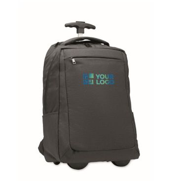 Zaino trolley in poliestere rPET con scomparto per portatile da 15''