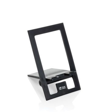 Supporto per cellulare pieghevole ed imbottito in plastica riciclata